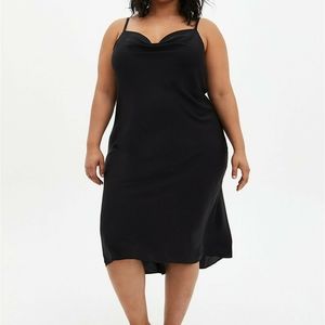Torrid cowl neck slip dress NWOT